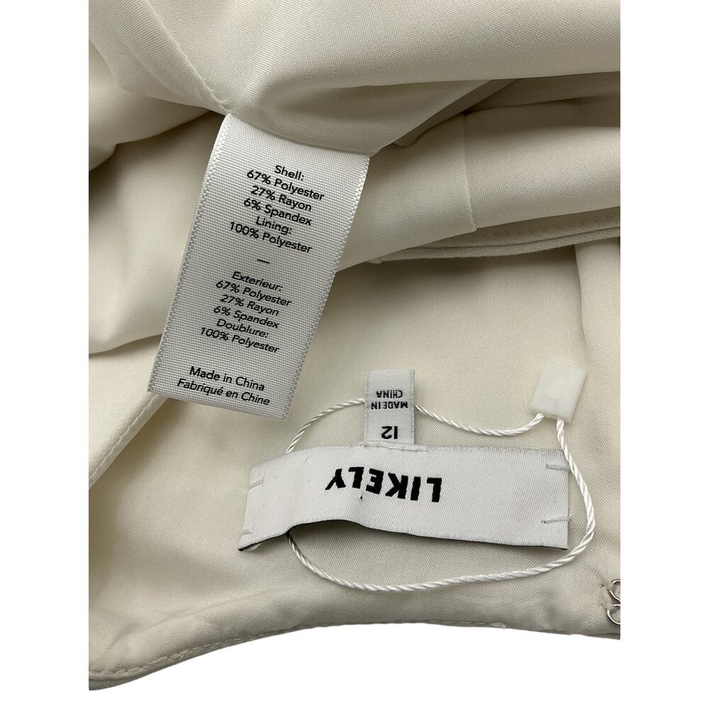 Likely Chic Cream Alia Dress Size 12 - Picture 4 of 4